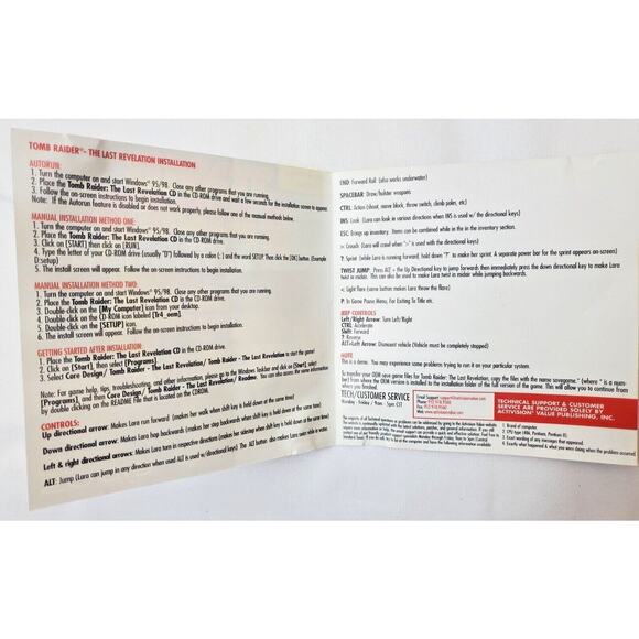 Tomb Raider The Last Revelation Special Limited Edition PC Game Windows Vintage - Picture 5 of 5